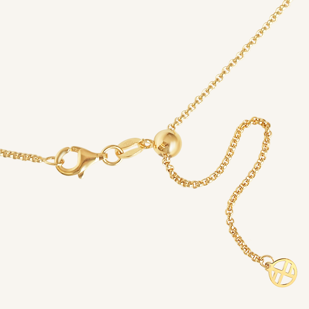 50cm Franc Create Chain - Elegant Gold Plated Necklace for Women, Perfect for Parties, Weddings & Everyday Wear