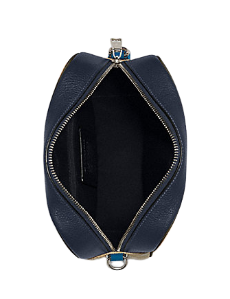 Coach Dempsey Camera Bag - Signature Jacquard with Stripe & Patch - Stylish Crossbody Purse for Women - Perfect for Work, Travel & Everyday Use
