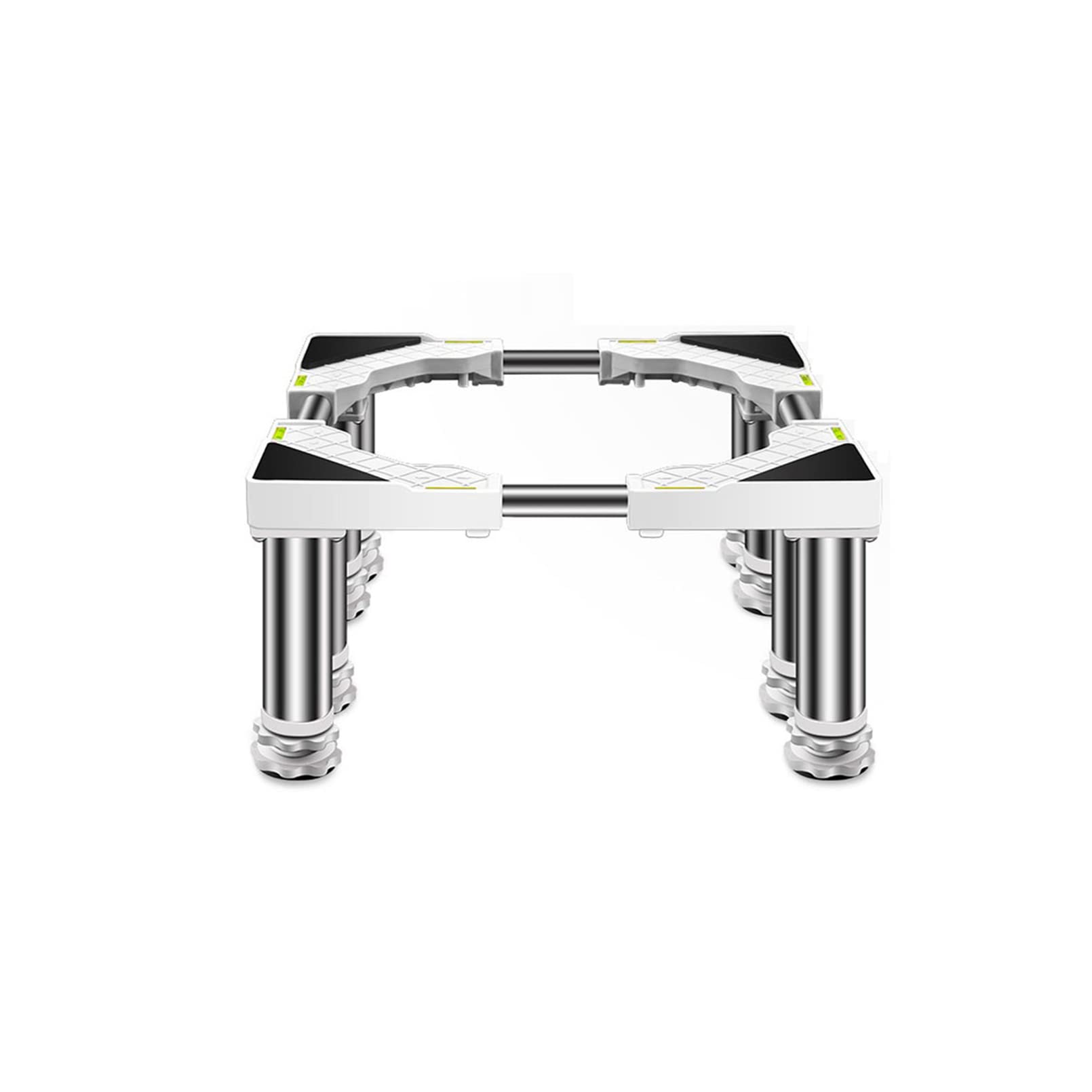 Adjustable Stainless Steel Refrigerator Stand with Rollers - Durable Washing Machine & Fridge Base for Home Appliances | Perfect for Kitchen, Laundry Room & Garage Organization