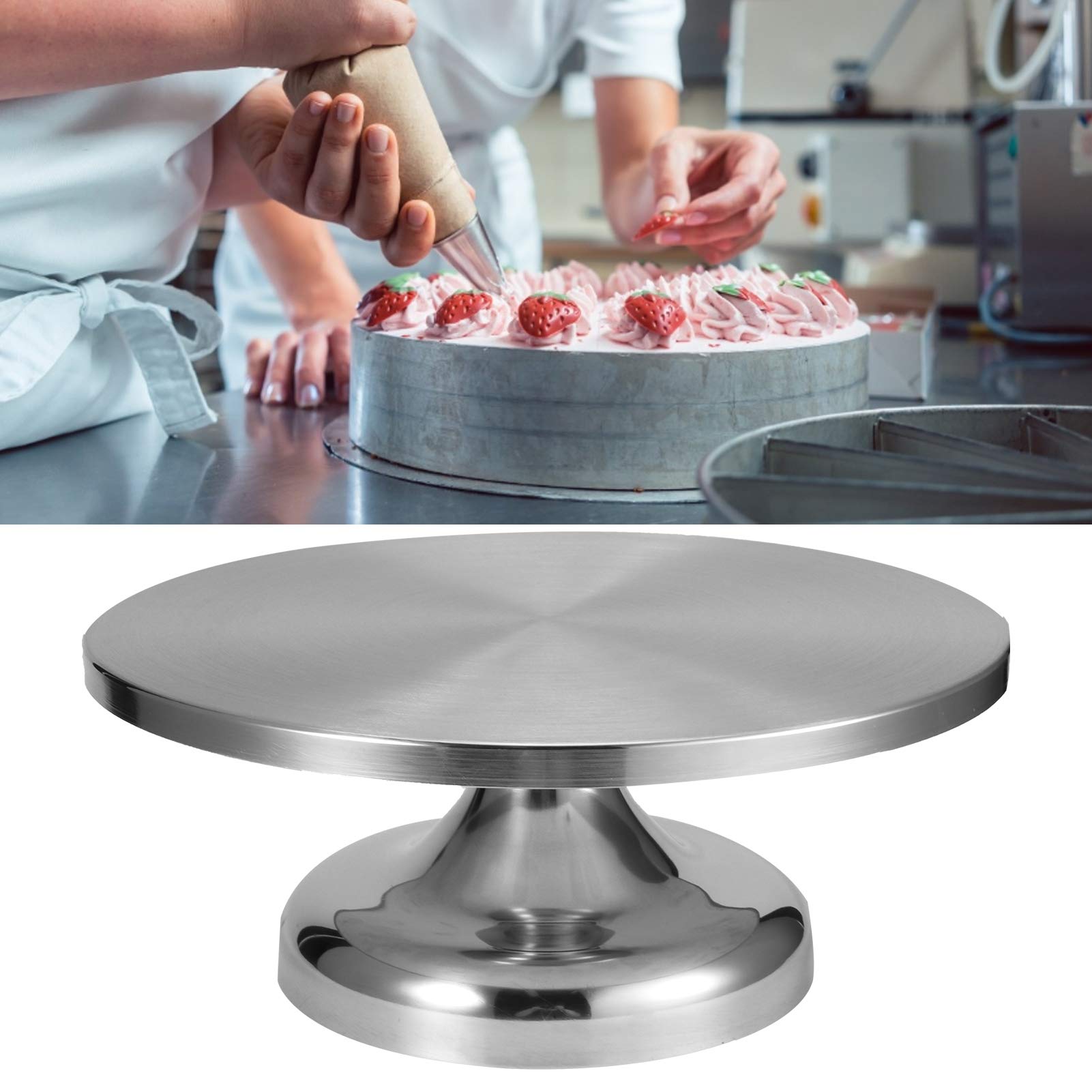 Premium Cake Decorating Stand - Sturdy Skid-Proof Cake Base for Baking, Cake Shops & Home Kitchens | Perfect for Wedding Cakes, Birthday Cakes & Professional Baking