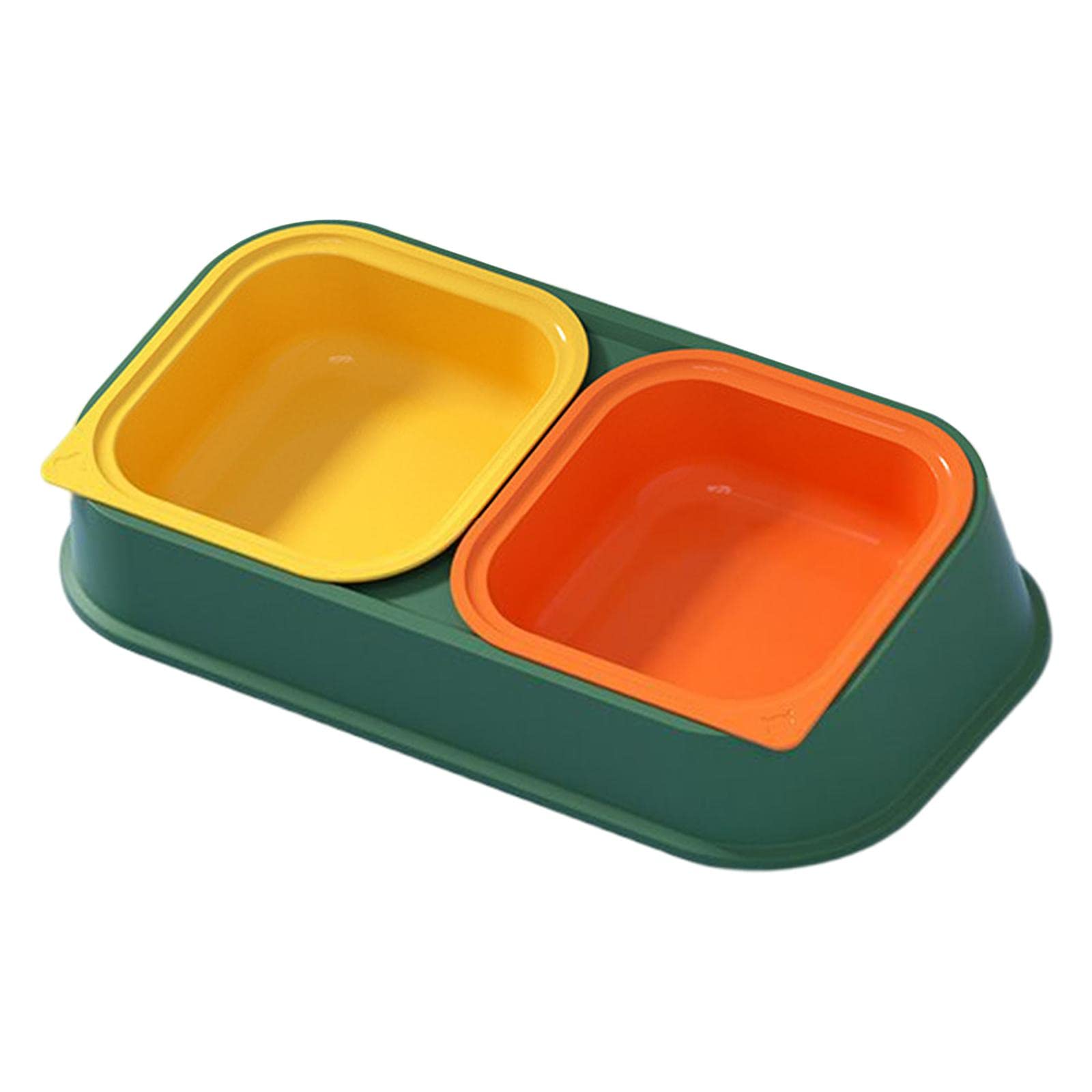 **Enakshi Elevated Cat Bowl - Detachable Stand for Food & Water Feeder - Green Pet Supplies for Dogs & Cats | Perfect for Small Pets, Kittens & Puppies | Durable & Spill-Proof Design for Home or Travel**