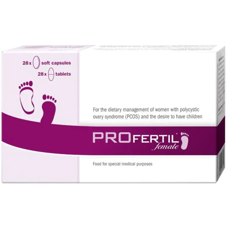 PROfertil® Female Fertility Support Supplement with Folic Acid & Omega-3 - Prenatal Vitamins for Women Trying to Conceive, Egg Quality & Reproductive Health - Ideal for Pre-Pregnancy & IVF Support