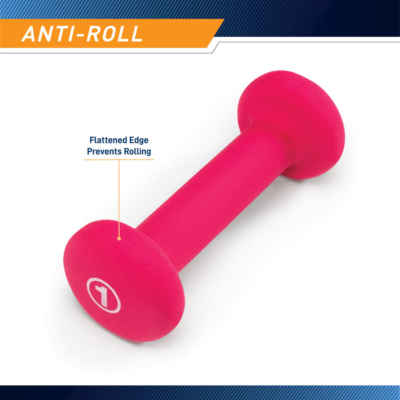 1lb Neoprene Dumbbell Set - Lightweight Home Gym Equipment for Strength Training | Perfect for Beginners, Yoga, Pilates & Home Workouts