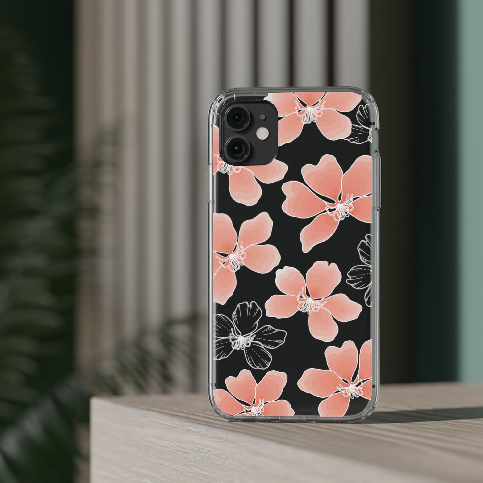 Hong Kong Orchid Clear Phone Case - Slim Protective Cover for iPhone & Samsung | Perfect for Everyday Use, Travel & Gifting
