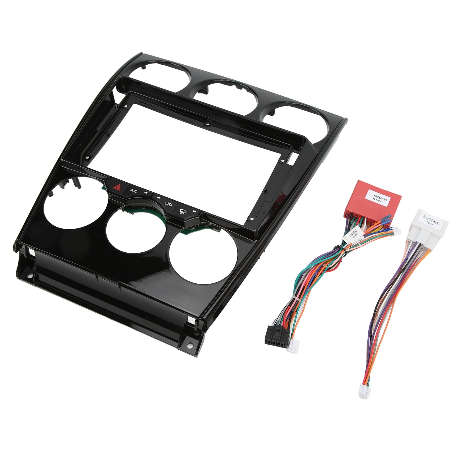 ABS Car Stereo Radio Fascia Panel - 2DIN Dash Bezel with Built-in CANBUS for Android Navigation | Replacement for Mazda 6 2004-2016 Models | 9 Inch Car Audio Upgrade Kit | Perfect for DIY Car Modification & Retrofit Projects | Enhance Your Driving Experience with Seamless Android Auto Integration