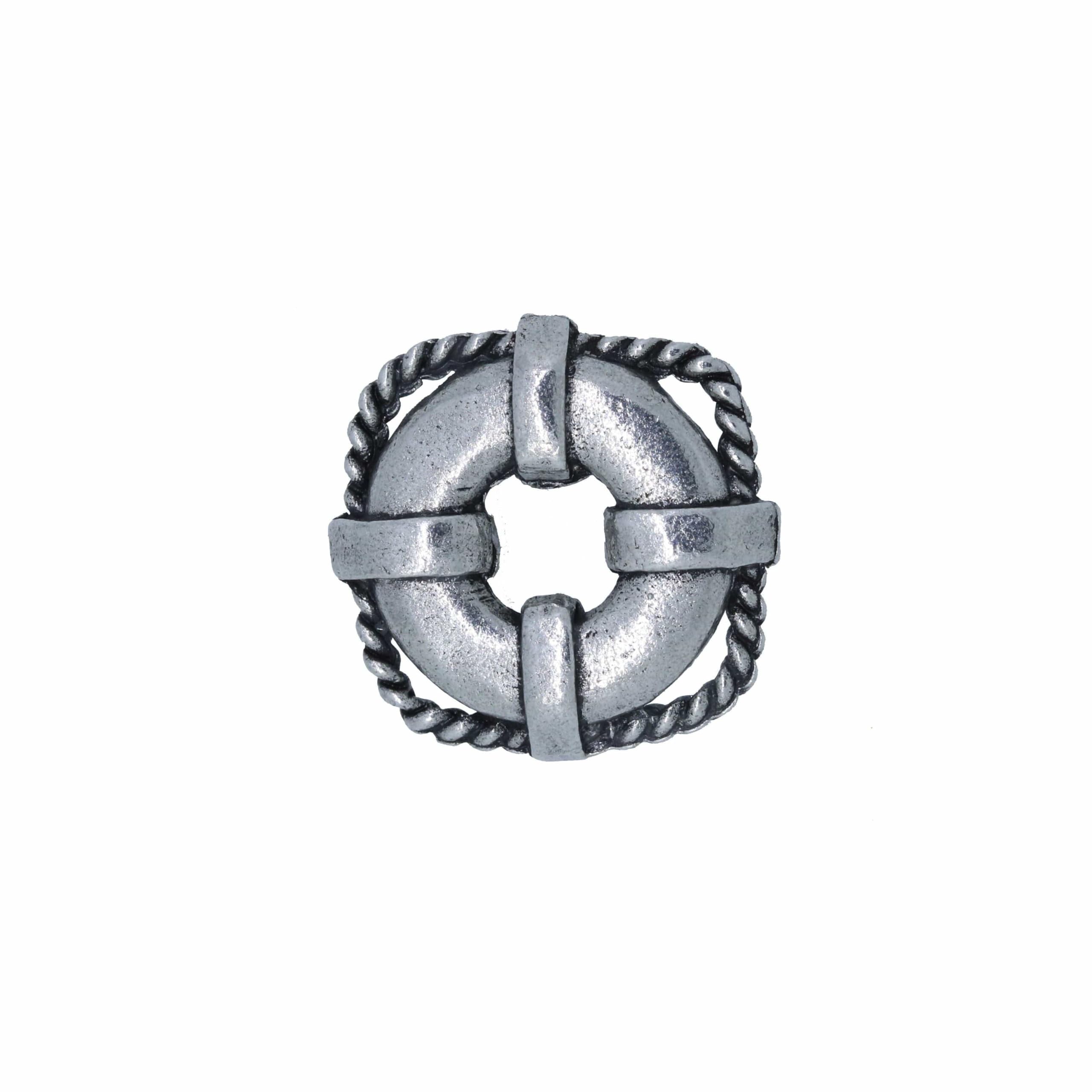 Jim Clift Design Life Preserver Lapel Pin - Stylish Safety-Themed Accessory for Jackets, Suits & Backpacks | Perfect for Nautical Events, Boat Parties & Marine Enthusiasts