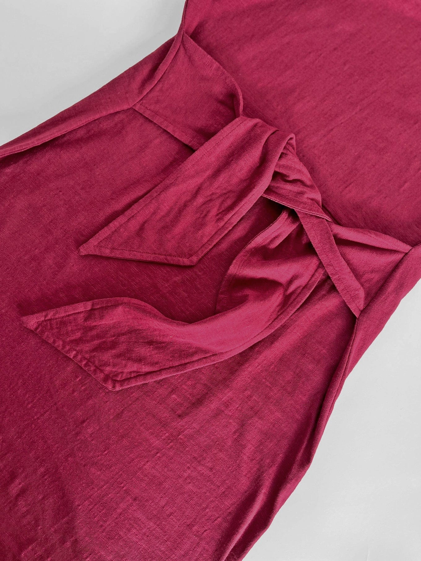Fonda Women's Organic Cotton Dress - Soft & Comfortable Summer Maxi Dress in Berry Color | Perfect for Beach, Vacation & Casual Wear