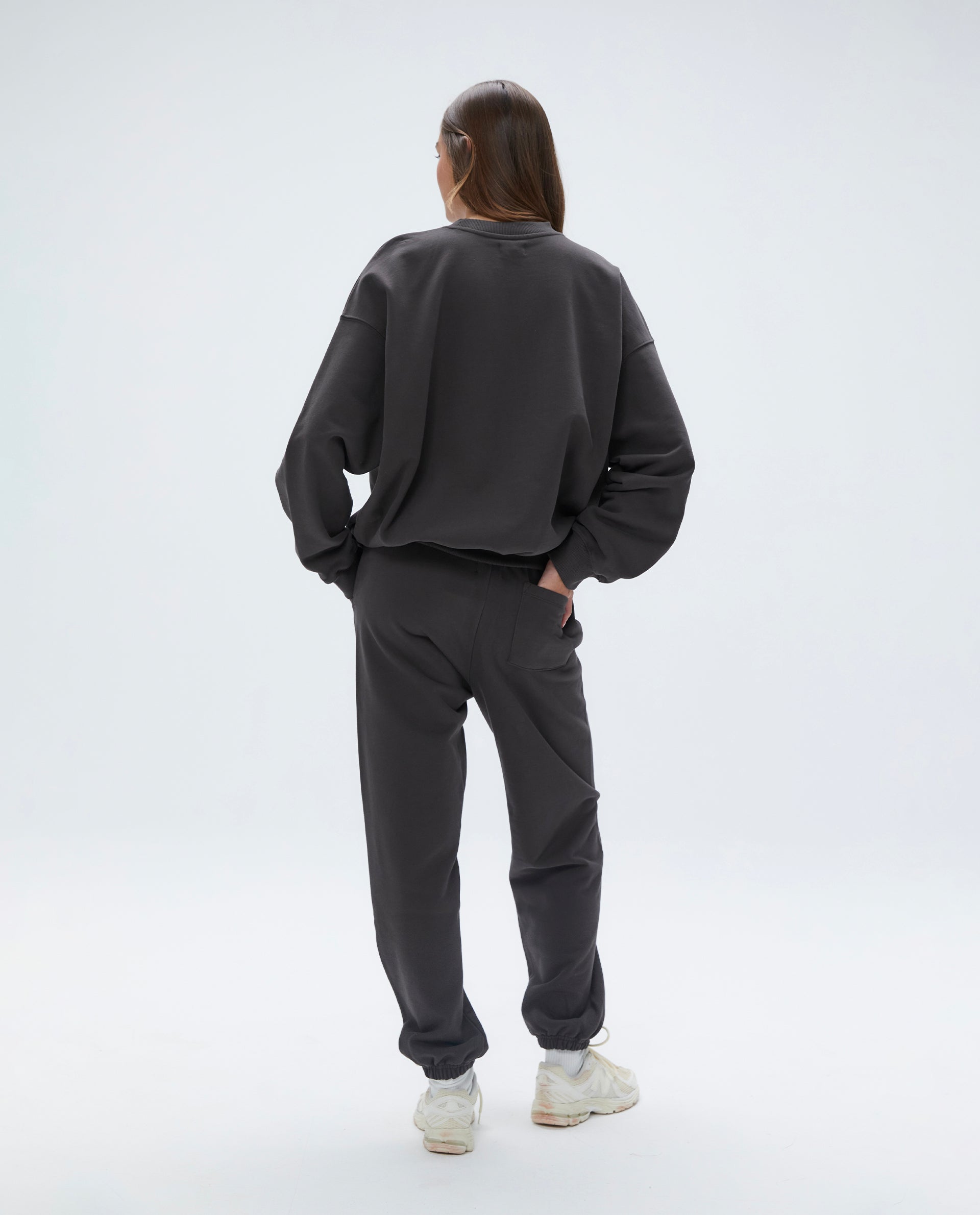 AS Oversized Sweatshirt - Soft Cotton Pullover with Coffee Bean Print | Cozy Loungewear for Women | Perfect for Casual Outings, Coffee Dates & Relaxing at Home