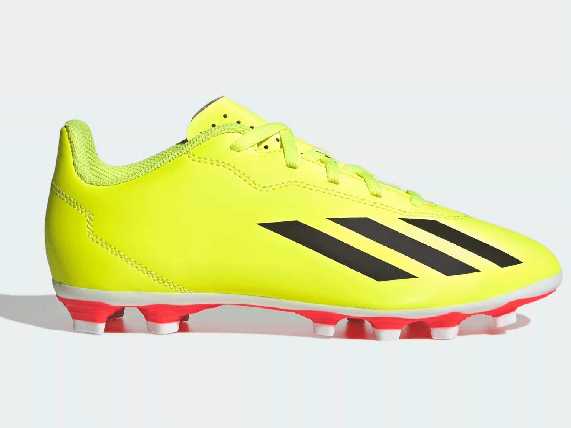 Adidas Junior X Crazyfast Club Flexible Ground Soccer Cleats for Kids - Lightweight & Durable Football Shoes for Youth Players - Perfect for Training & Matches on Natural Grass