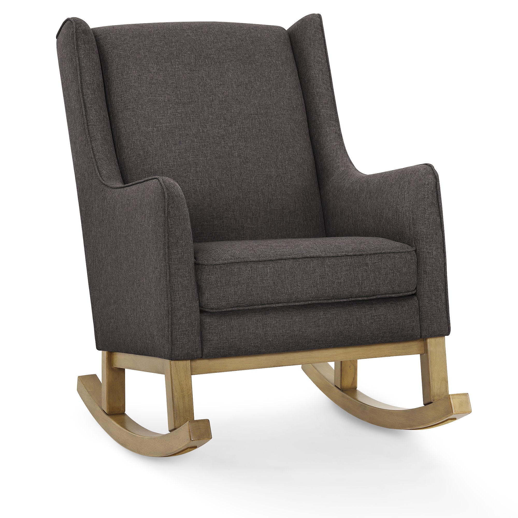 Comfortable Hanover Rocking Chair for Living Room - Relaxing Nursery Glider with Padded Seat & Back Support - Perfect for Nursery, Bedroom or Porch