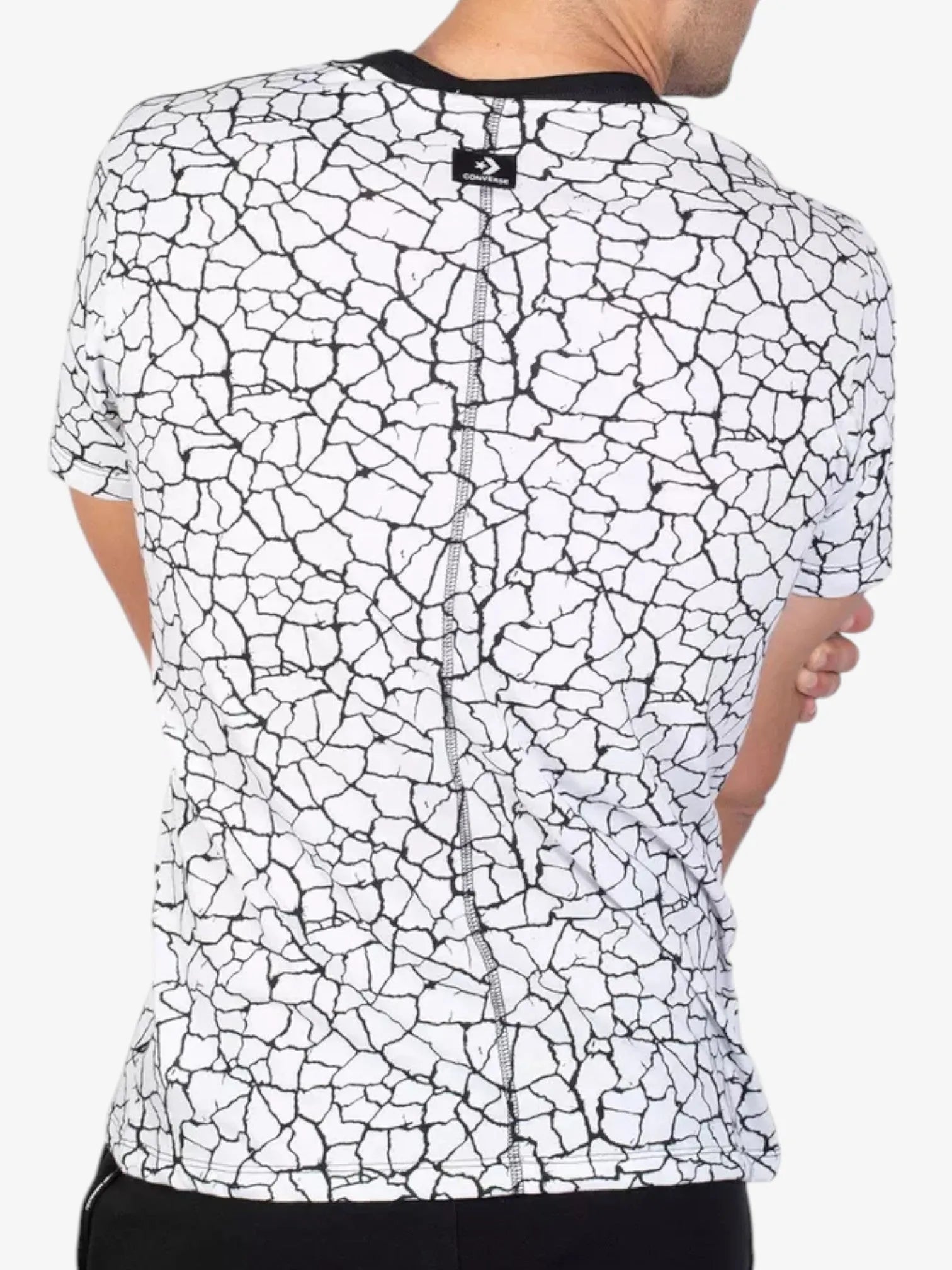 Converse Cons Embroidered White T-Shirt for Men & Women - Casual Streetwear Fashion for Everyday Wear