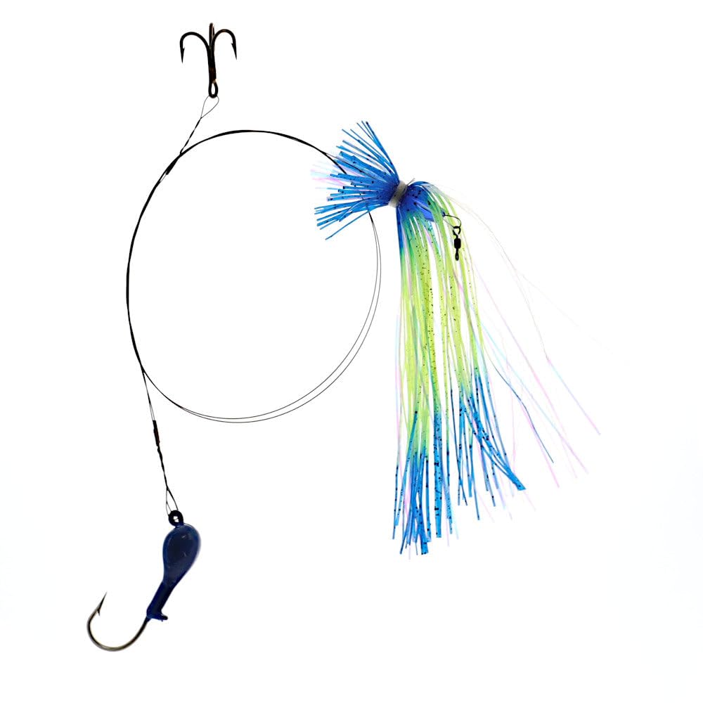 Premium Blue Water Candy Dead Bait Rig - Saltwater Fishing Lure for Tuna, Mahi Mahi & Marlin - Ideal for Offshore Trolling & Deep Sea Fishing Adventures