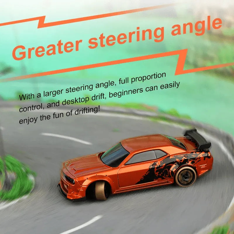 Turbo Racing C65 1:76 Scale RC Drift Car with Gyro & Proportional Remote Control - Ready-to-Run (RTR) Limited Edition for Adults & Kids - Perfect for Indoor Racing, Drifting Competitions & Backyard Fun