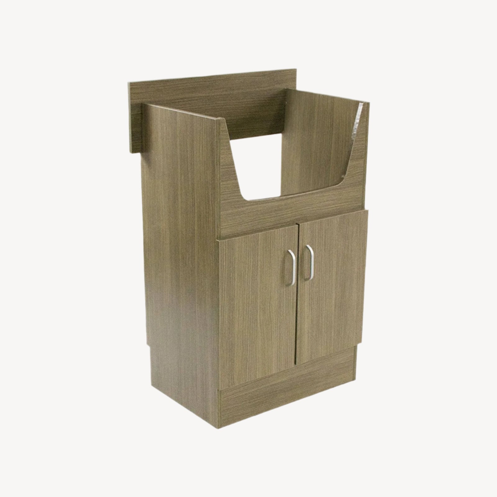 SANDEN Shampoo Salon Cabinet for Hair Stylists - Wall Mounted Storage Unit Without Shampoo Bowl | Perfect for Salon, Spa & Home Hair Care Stations