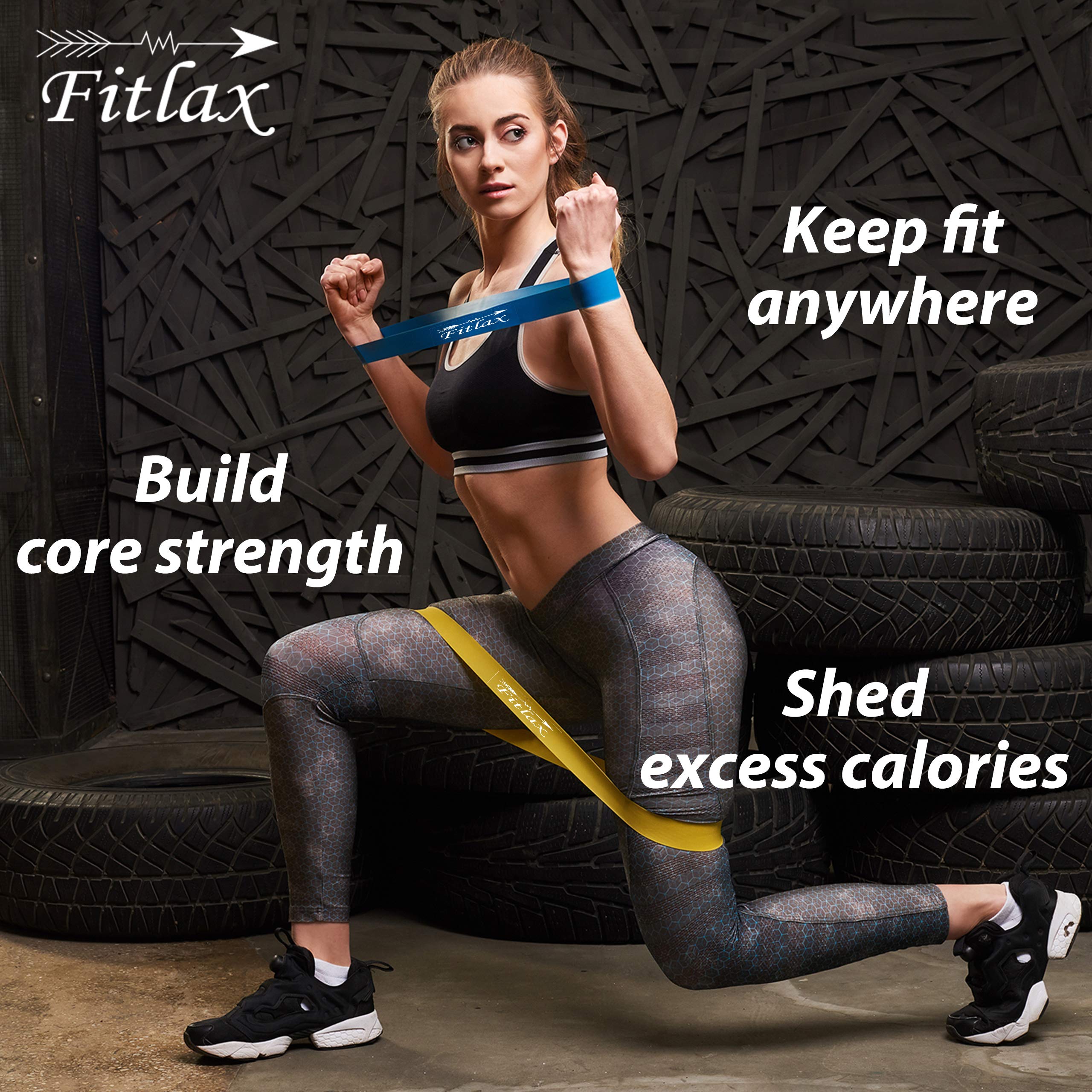 12 Inch Pilates Ring Set with 4 Resistance Bands & 9 Inch Mini Ball - Full Body Toning Exercise Equipment Kit for Home Gym, Yoga, and Fitness Workouts - Includes Free Workout Guide for Women & Beginners