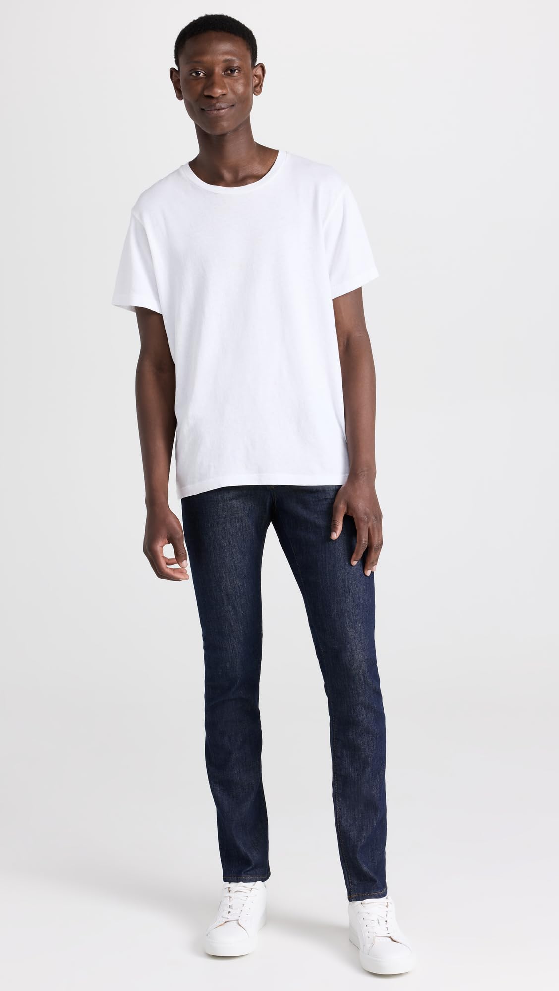 FRAME Men's L'Homme Slim Fit Stretch Denim Jeans - Comfortable Slim Leg Pants for Casual Wear & Office Style