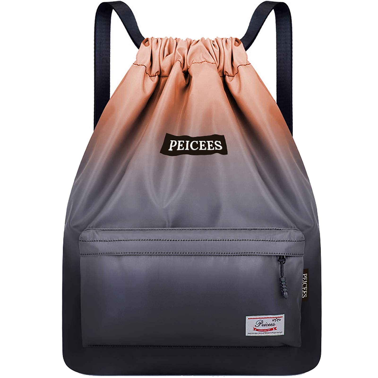 Waterproof Drawstring Sport Bag - Lightweight Sackpack Backpack for Men & Women - Perfect for Gym, Travel & Outdoor Activities