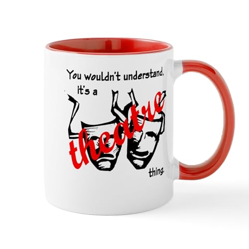 White/Red Inside - Theatre Mug