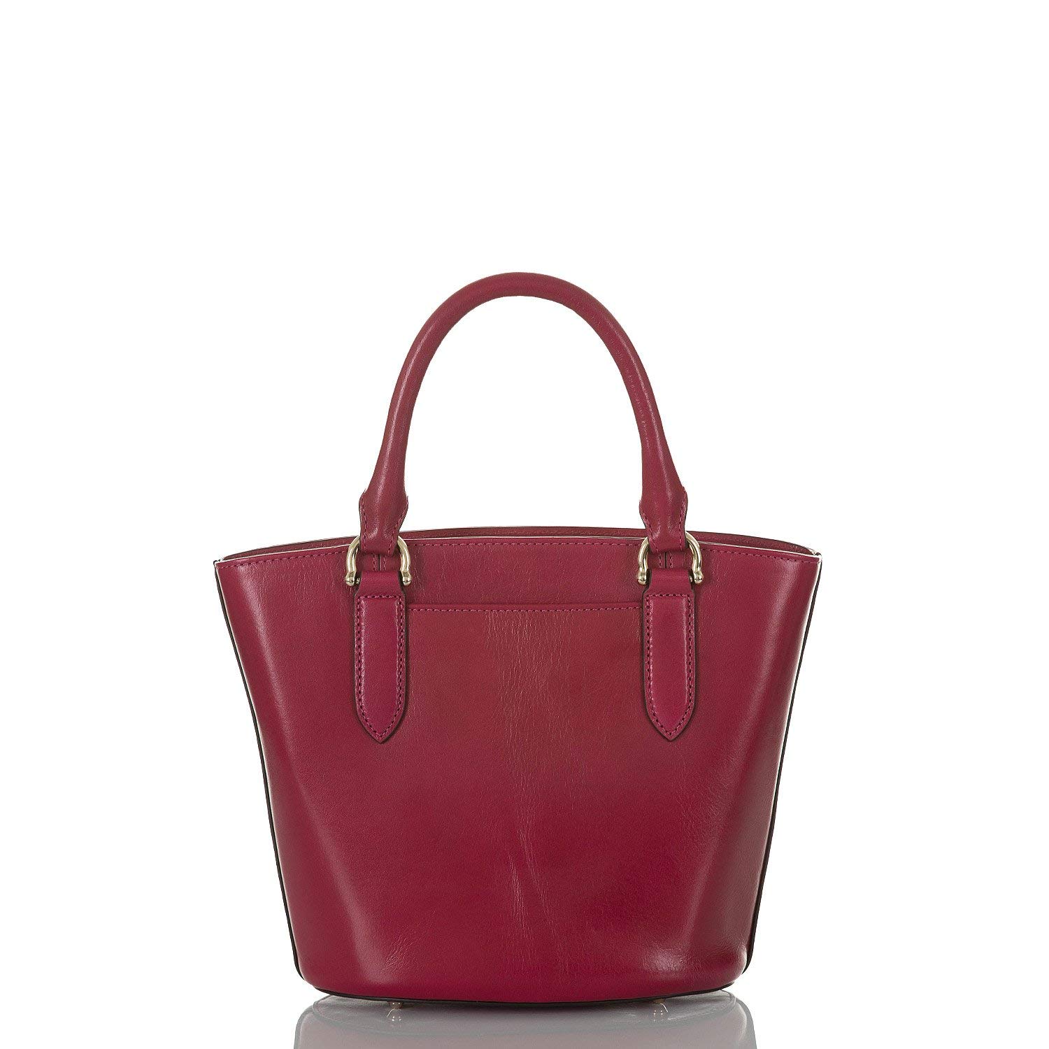 BRAHMIN Small Bowie Shoulder Bag in Fuchsia - Stylish Crossbody Purse for Women, Perfect for Work, Travel, and Everyday Use