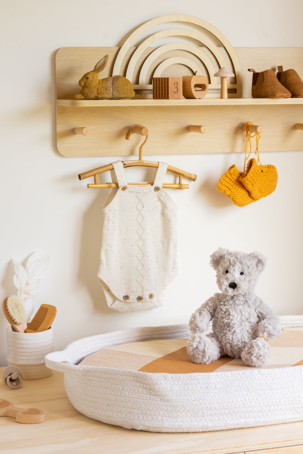 Jnr Neddy the Teddy Latte - Adorable Plush Teddy Bear for Kids, Perfect for Cuddling, Gifts, and Nursery Decor | Soft and Huggable Stuffed Animal for Bedtime, Playtime, and Baby Showers