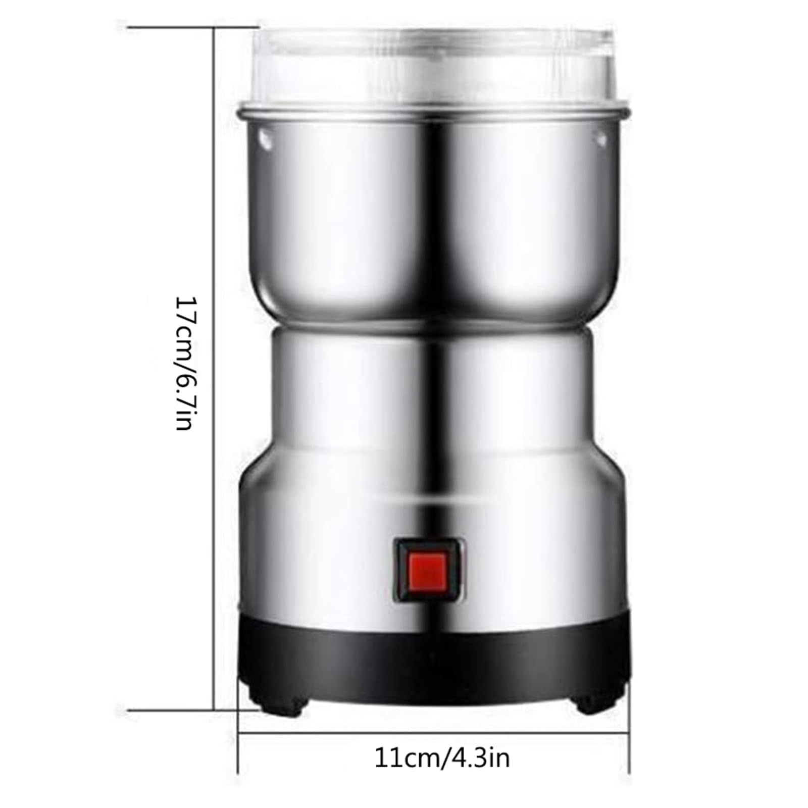 Premium Electric Coffee Grinder - Multifunctional Kitchen Mill for Grains, Nuts, Beans & Spices | Portable Small Dry Grinder for Home & Travel | Perfect for Espresso, French Press & Cold Brew