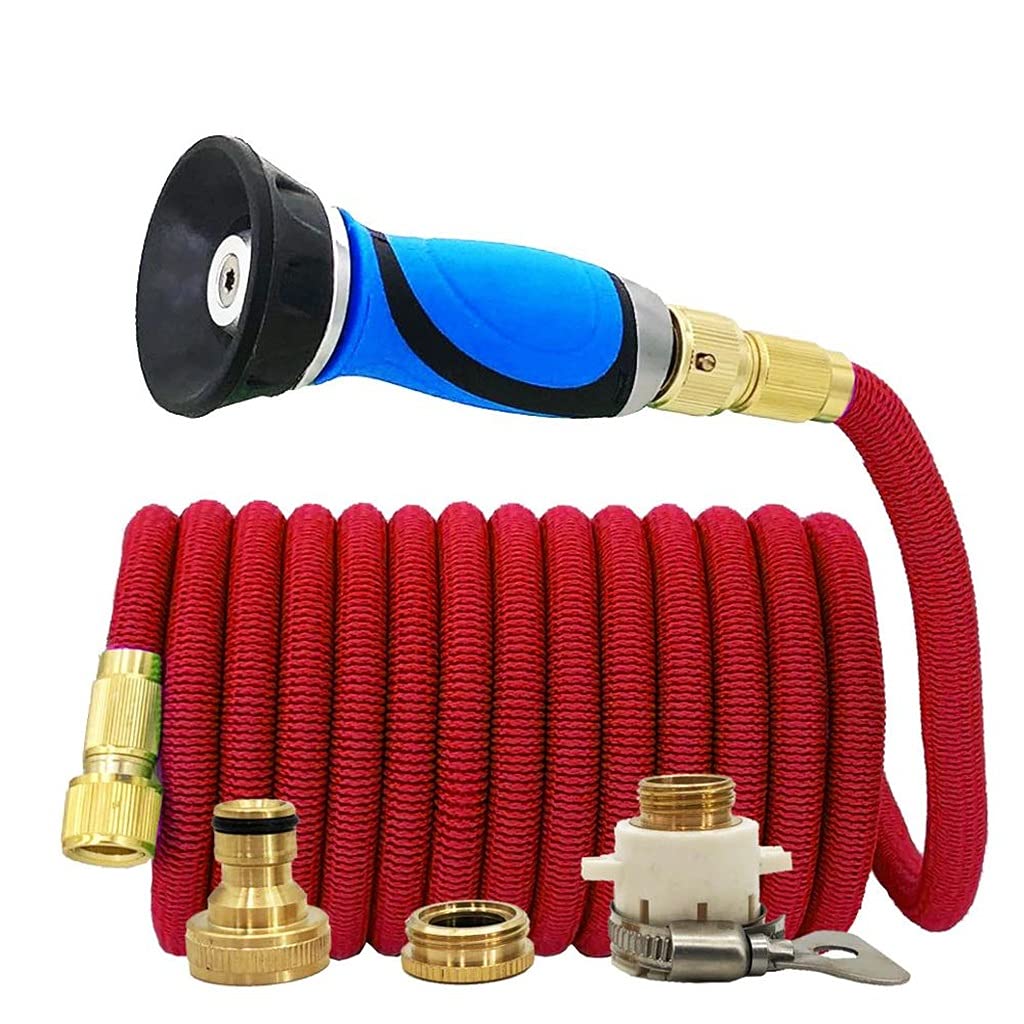 Expandable Magic Garden Hose 75ft - High Pressure Water Pipe for Car Washing, Vegetable Watering, Drip Irrigation | Lightweight & No-Kink Flexible Hose for Lawn, Yard, and Outdoor Cleaning