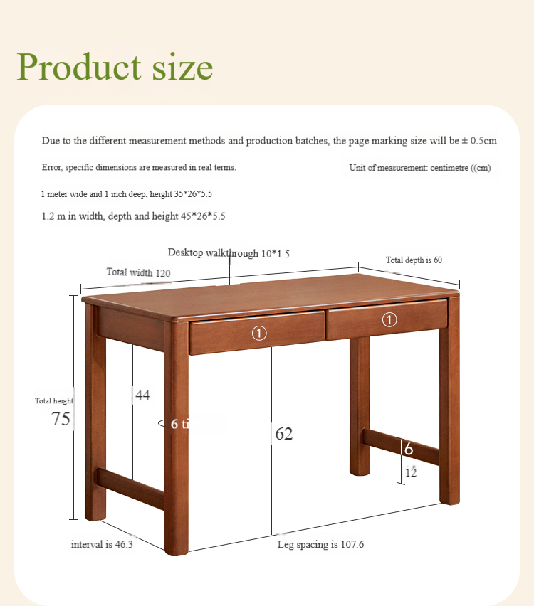 Solid Poplar Wood Kids Study Desk with Bookshelf - Durable Children's Learning Table for Homework & Reading - Perfect for Bedrooms, Playrooms & Homeschooling
