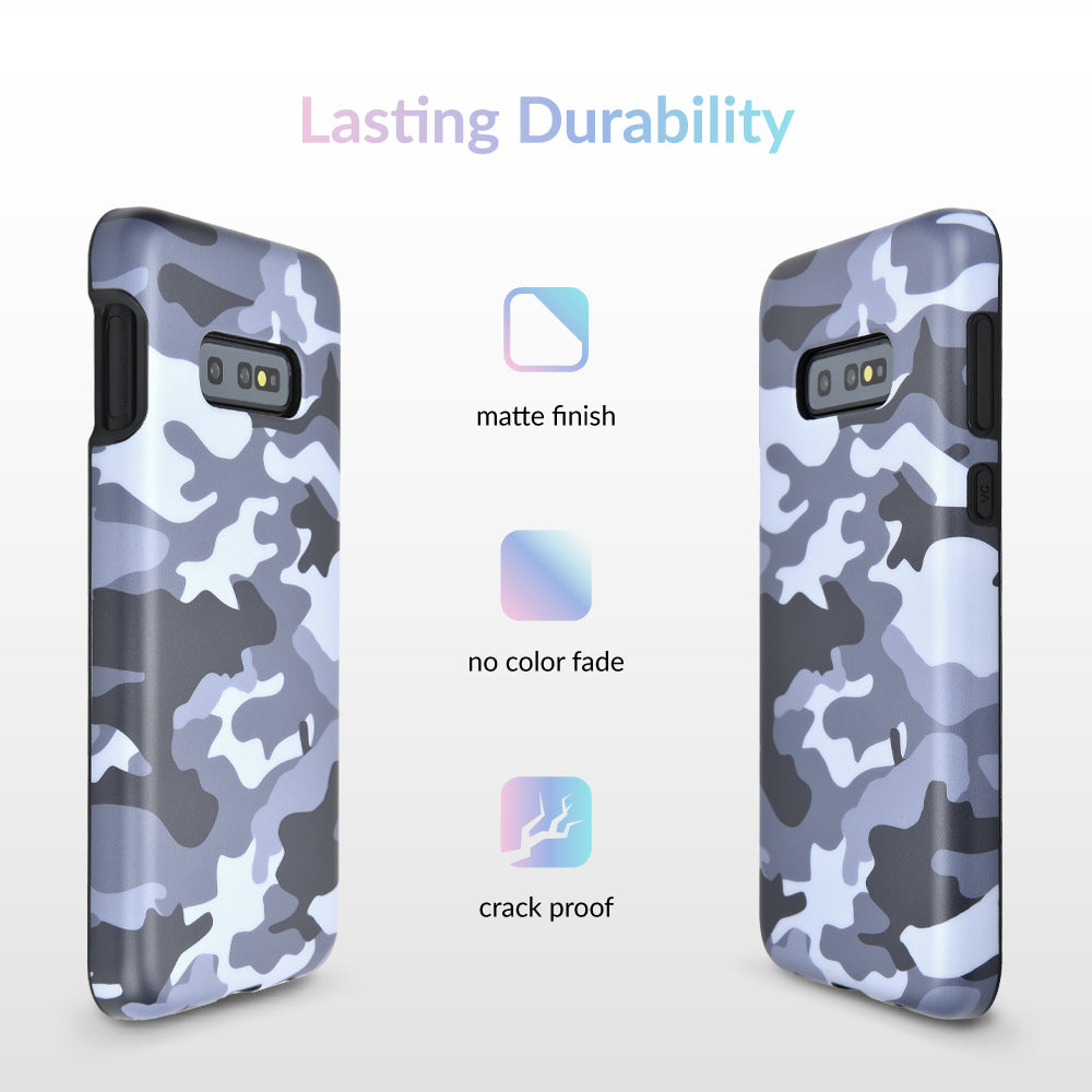 Samsung Galaxy Case - Gray Camo Design, Durable Protective Cover for Samsung Galaxy [Model] | Perfect for Outdoor, Travel & Everyday Use