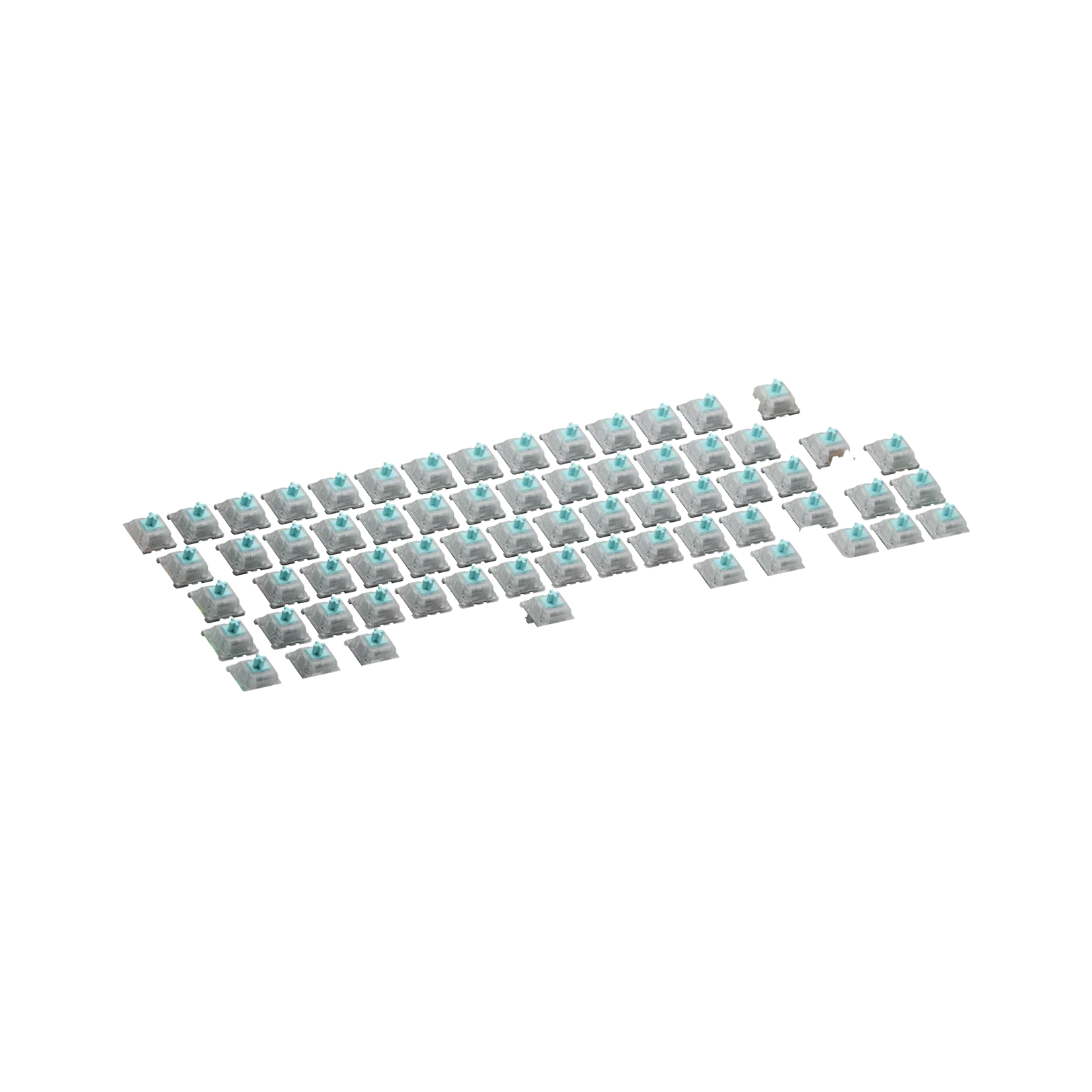 Glorious Lynx Silent MX 65 ISO Mechanical Keyboard Switches - Perfect for Quiet Gaming, Office Work & Typing