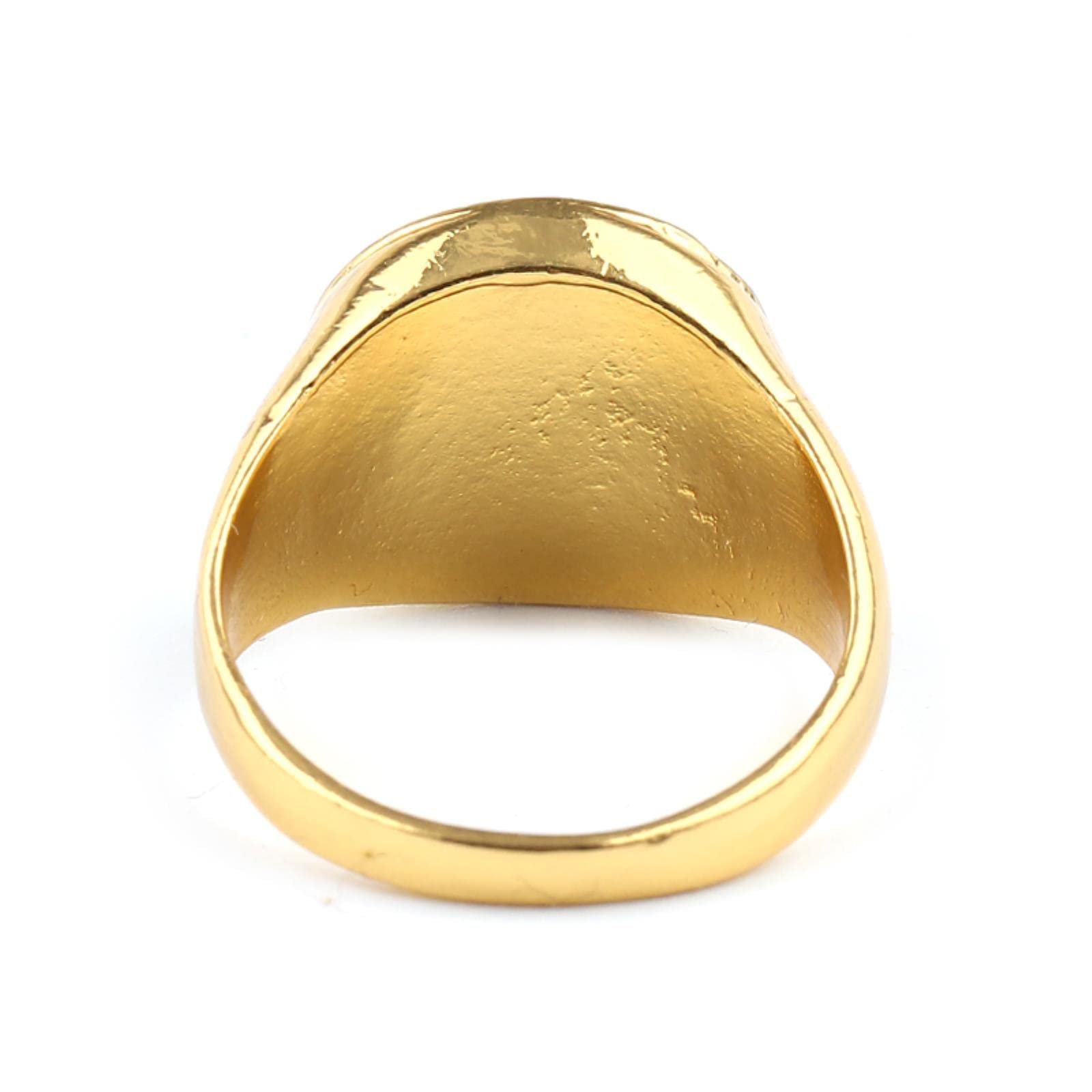 Kingsman The Secret Service Custom Signet Rings for Men & Women - Engraved Stainless Steel Wedding Band, Anniversary Gift - Perfect for Cosplay, Parties & Formal Events