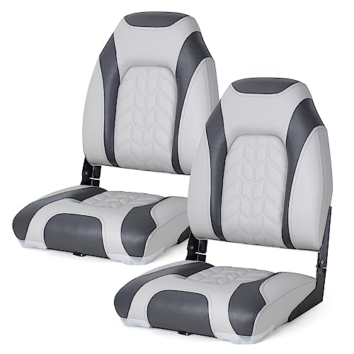 High back 411A-Light Grey/Charcoal(2 seats)