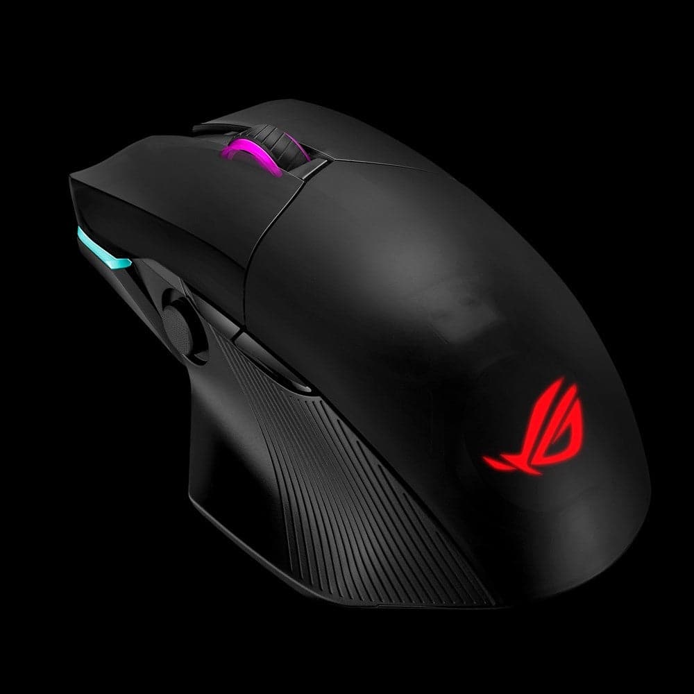 ASUS ROG Chakram Wireless RGB Gaming Mouse with Qi Charging - 2 Year Warranty - Perfect for FPS, MOBA & Esports Gaming