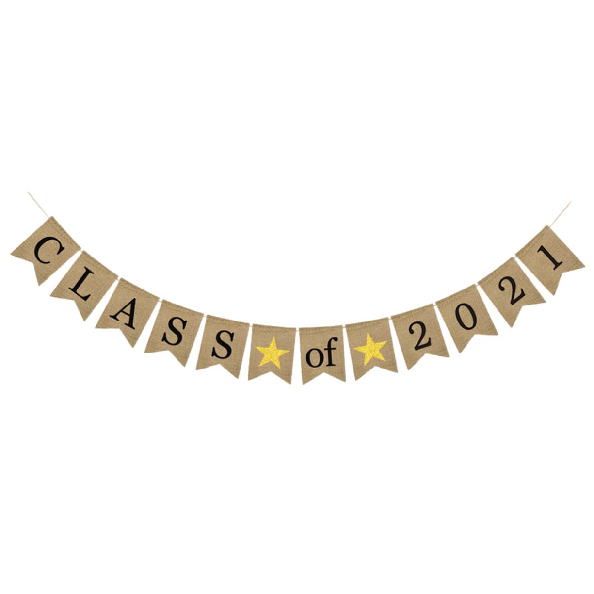 HOOTNEE Graduation Banner 2021 - Class of 21 Bunting Party Decorations, Wall Hanging Flag for Graduation Ceremony, Party & School Events - Perfect for Classroom, Home & Outdoor Celebrations