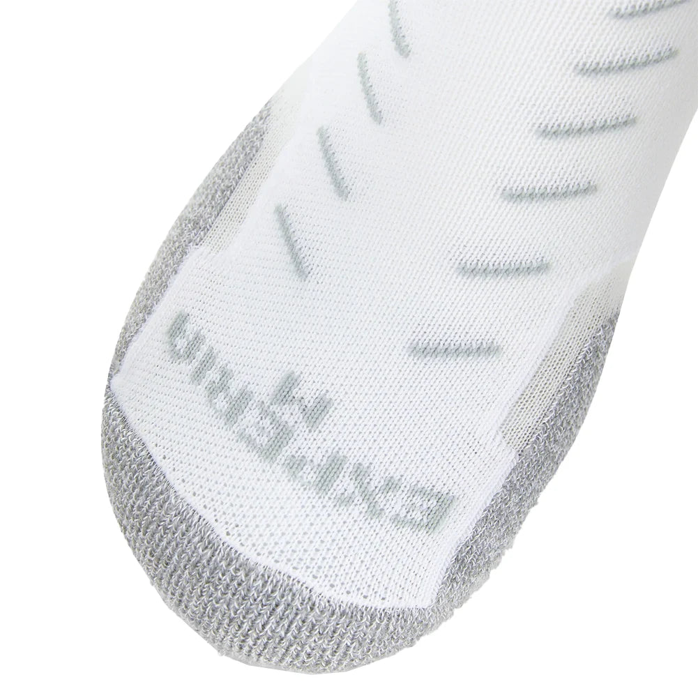 Experia TECHFIT Light Cushion No Show Tab Multisport Socks for Running, Tennis & Gym - Breathable Athletic Socks for Men & Women (White) - Perfect for Workouts, Sports & Everyday Comfort