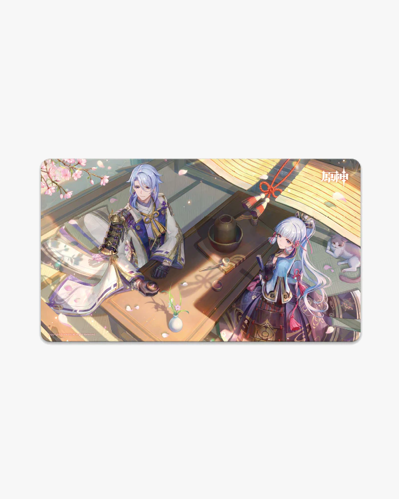 Genshin Impact© Gaming Desk Mat - Zephyr of the Violet Garden Themed Mouse Pad for PC Gaming Setup & Office Workstation