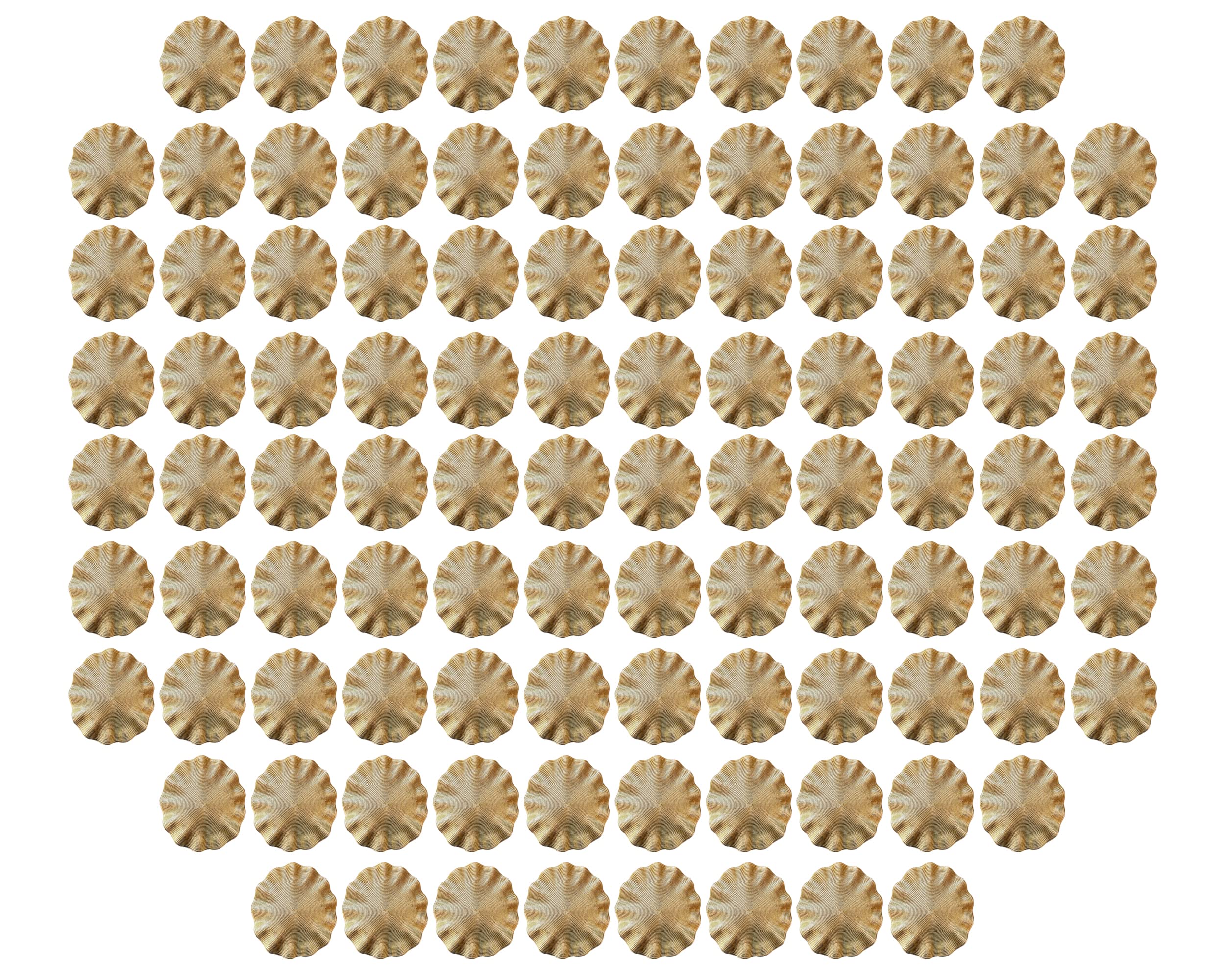 Premium Gold Charger Plates for Elegant Dining - Set of 100 - Luxury Dinner Plate Chargers for Weddings, Banquets & Special Occasions