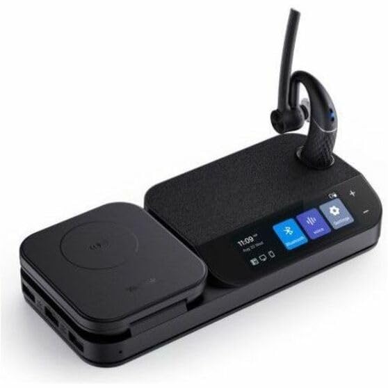 Yealink BH71 Bluetooth Wireless Mono Headset - Lightweight Office Headset with Noise Cancellation for Business Calls, Remote Work & Online Meetings