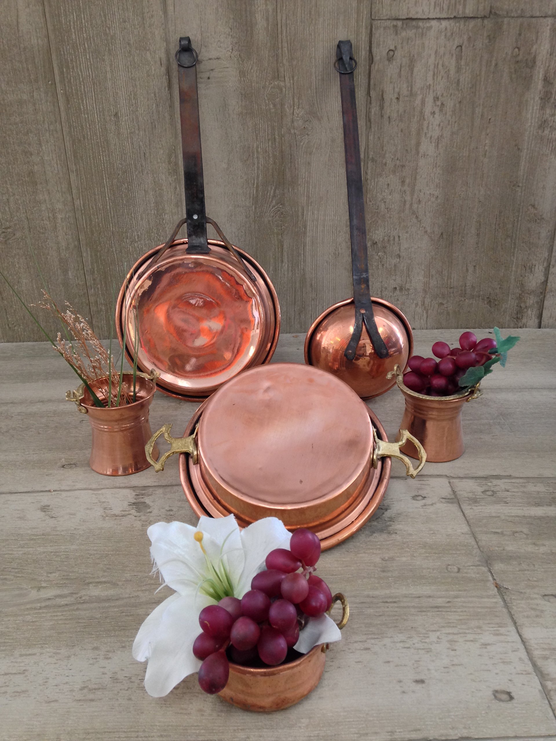Premium Copper Kitchen Utensil Set - 6-Piece Elegant & Durable Cooking Tools for Modern Home Chefs | Perfect for Cooking, Baking & Stylish Kitchen Decor