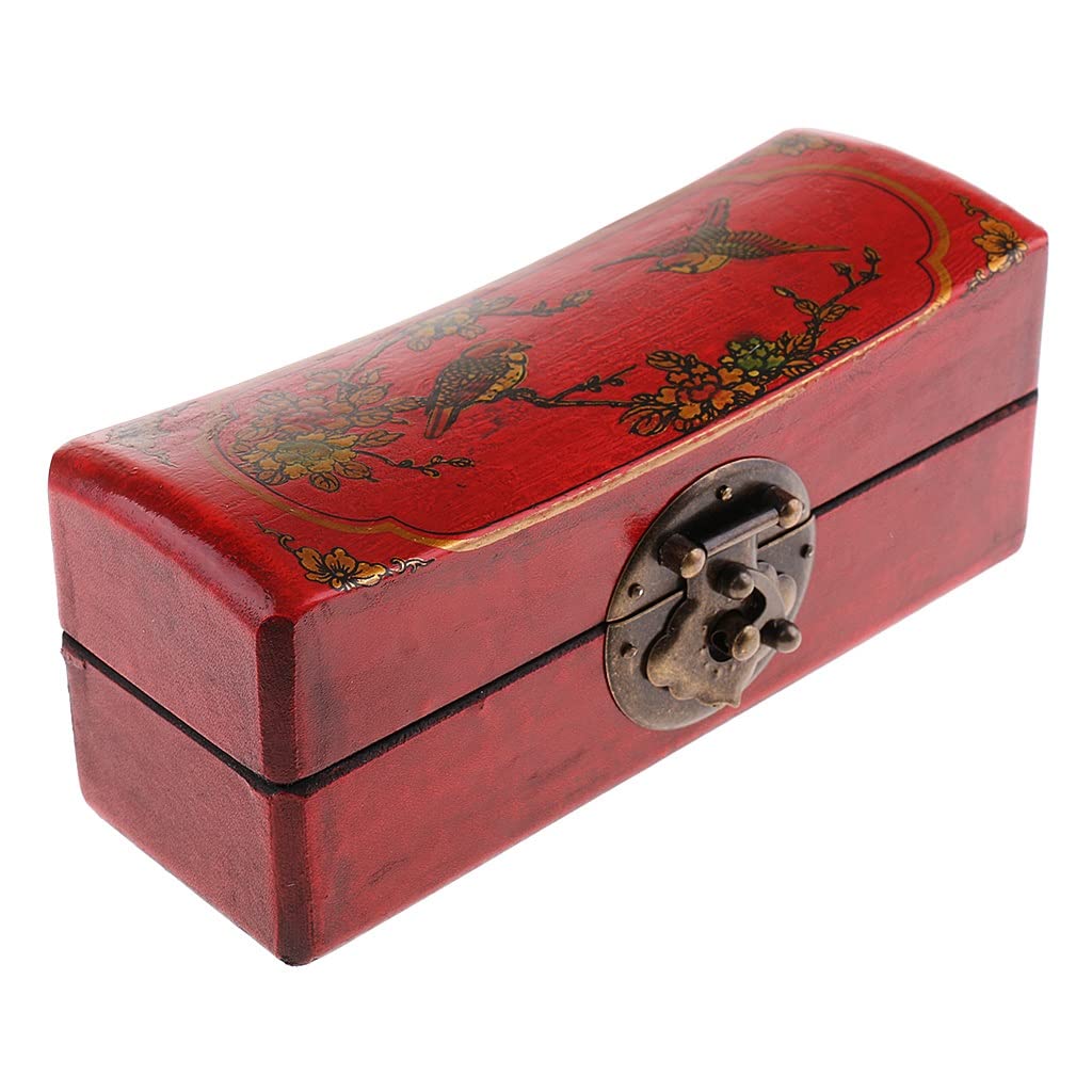 Handmade Vintage Wooden Treasure Chest Storage Box - Antique Art Craft for Jewelry, Keepsakes & Collectibles | Perfect for Home Decor, Gift Giving & Themed Parties