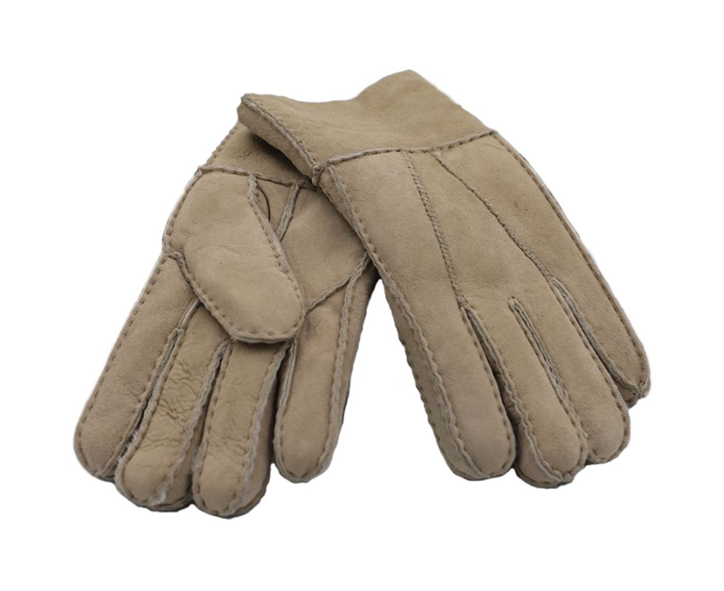 Premium Sheepskin Gloves with Soft Suede Finish - Winter Warm Touchscreen Gloves for Men & Women - Perfect for Driving, Skiing & Outdoor Activities