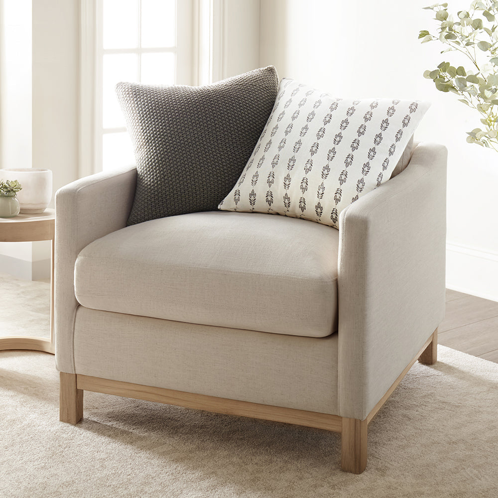 Seed Stitch Knit Throw Pillow Cover with Insert - Soft Decorative Cushion Cover for Sofa, Bed & Home Decor