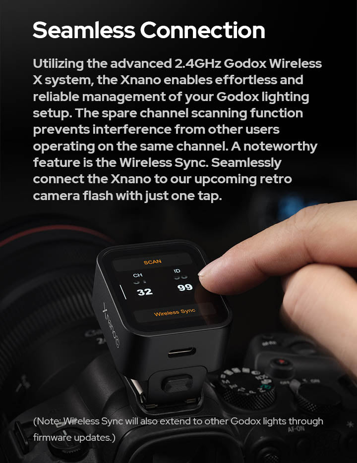 X3 S Touchscreen Transmitter for Sony Cameras - Wireless Remote Control for Photography & Videography - Perfect for Vlogging, Live Streaming & Professional Shoots