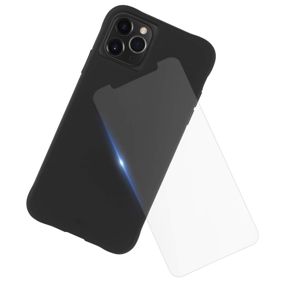 Case-Mate Tough Case & Tempered Glass Screen Protector for iPhone 11 Pro (5.8 Inch) - Smoke Black Protective Cover - Drop Protection & Scratch Resistance - Perfect for Outdoor, Work & Daily Use