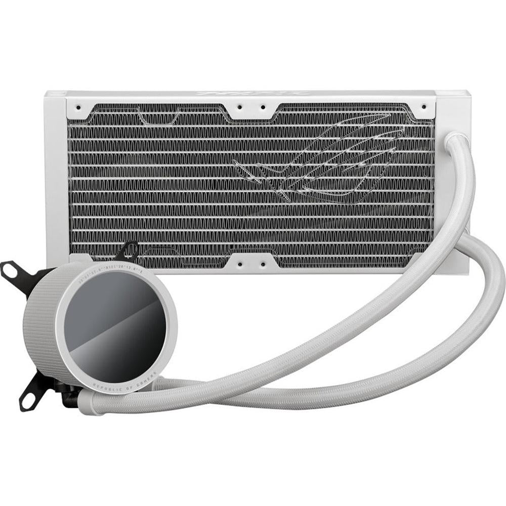 ASUS ROG Ryuo III 240mm ARGB White Liquid CPU Cooler - Premium AIO Cooling for Gaming PCs & High-Performance Workstations