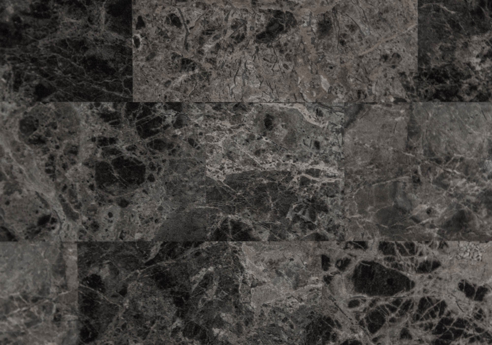 Elegant Black & Grey Marble Accent Table - Modern Side Table for Living Room, Bedroom, or Office Decor