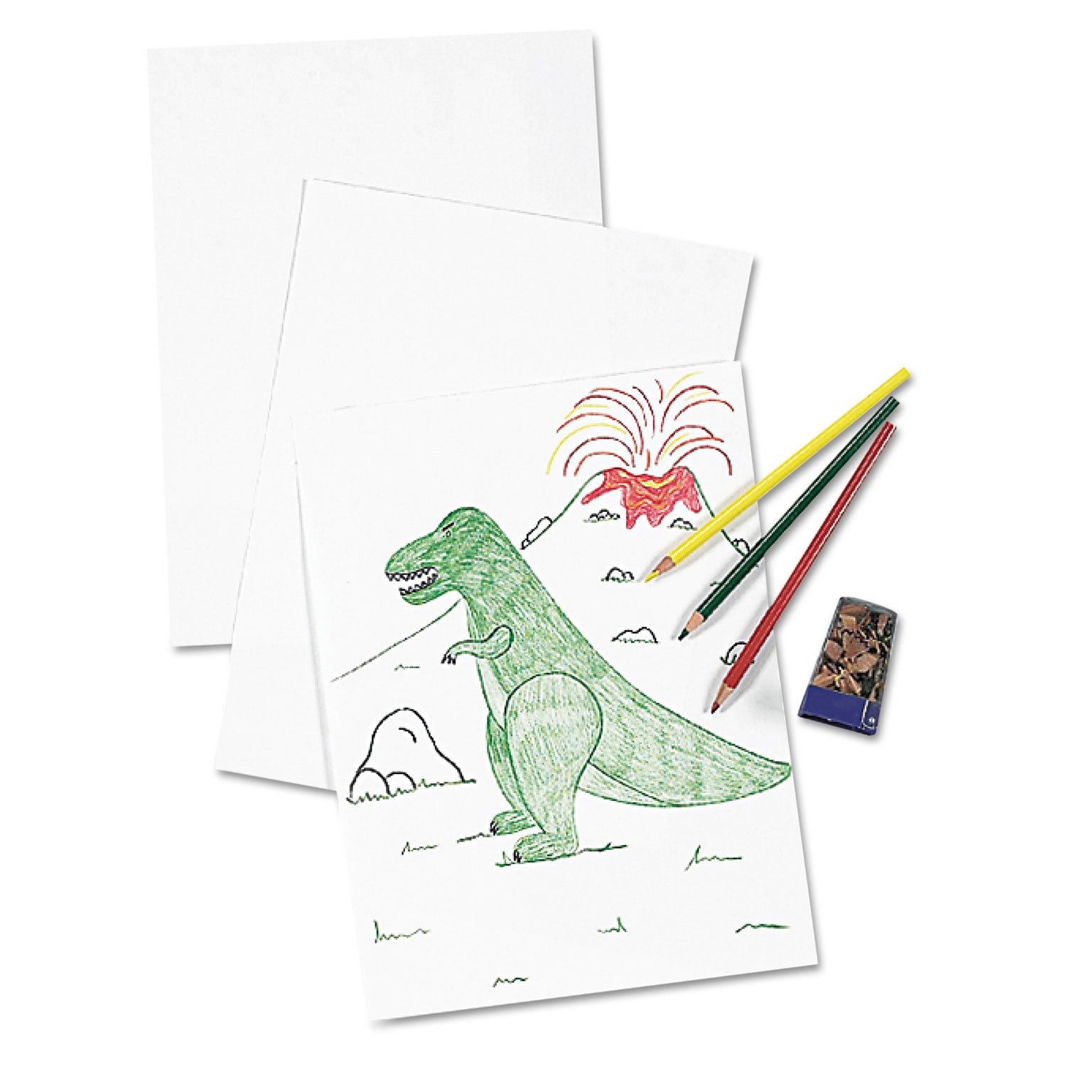 Pacon White Medium Weight Drawing Paper 24