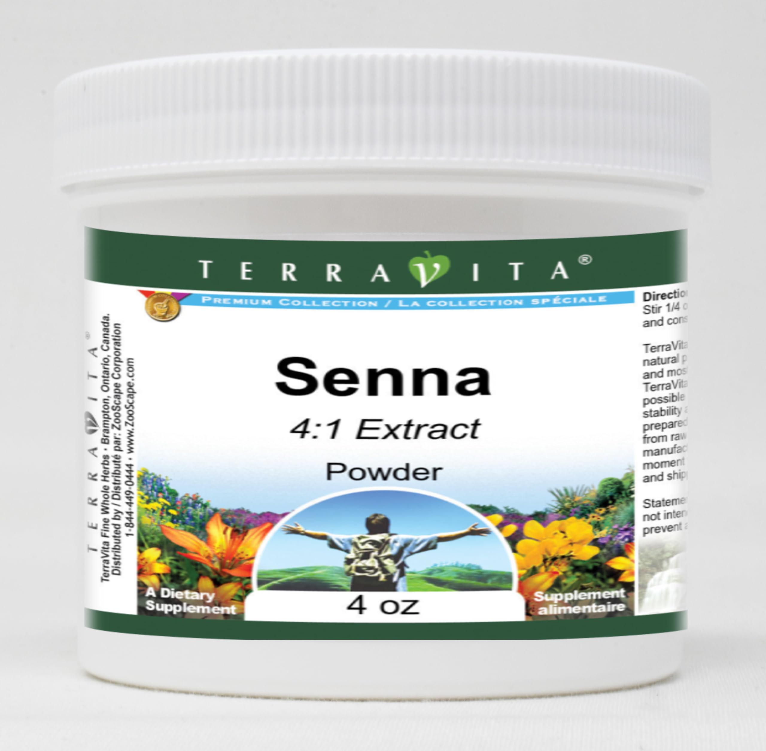 Premium Senna Leaf Powder 4:1 Extract (4 oz) - Natural Herbal Supplement for Digestive Support & Detox | Ideal for Tea, Smoothies & Wellness Routines