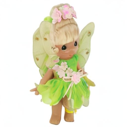 Precious Moments The Doll Maker Enchanted Tinkerbelle Doll - 9 Inch Full Vinyl Collectible Fairy Figure | Perfect for Disney Fans, Gift Giving & Home Decor Display