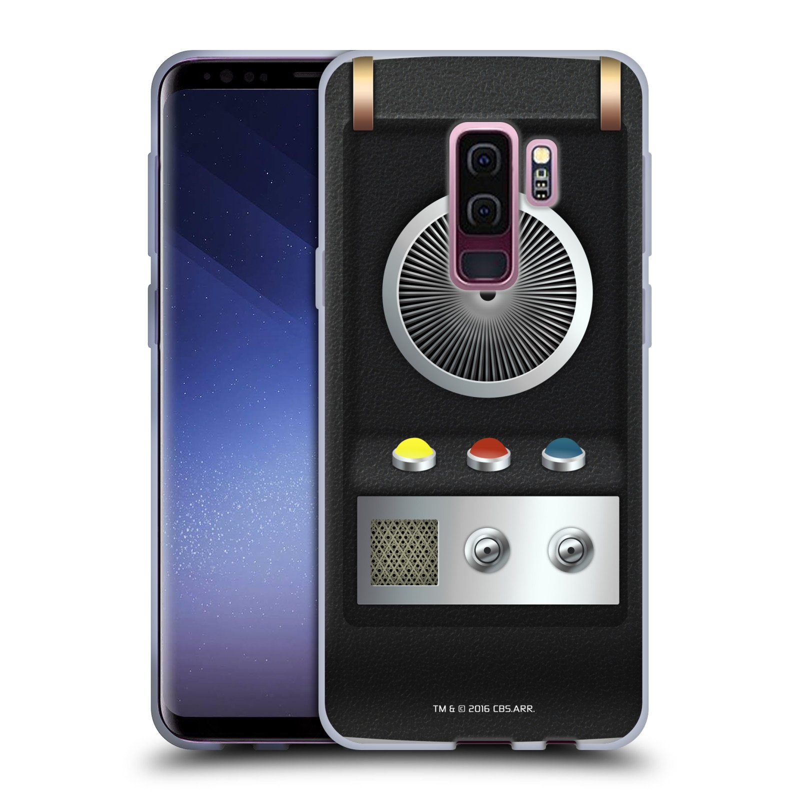 Officially Licensed Star Trek Communicator Soft Gel Case for Samsung Galaxy S9+ & S9 Plus - Sci-Fi Phone Cover for Trek Fans, Perfect for Cosplay & Collectors