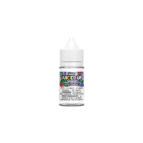 Juiced Up Salts Blueberry Watermelon Salt Nic E-Liquid 30mL - Refreshing Vape Juice for All-Day Use & On-The-Go Vaping